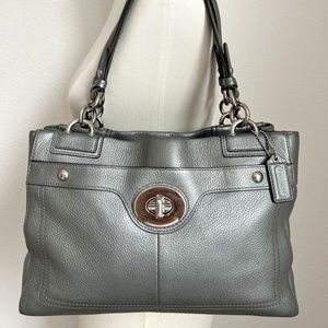 Coach Penelope silver sachel